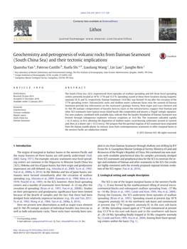 South China Sea) and Their Tectonic Implications