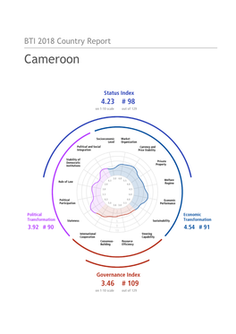 Cameroon Country Report BTI 2018