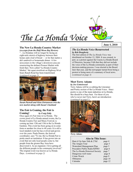 The La Honda Voice