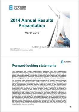 2014 Annual Results Presentation