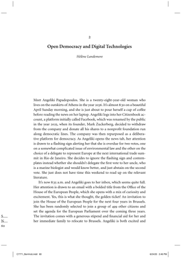 Open Democracy and Digital Technologies