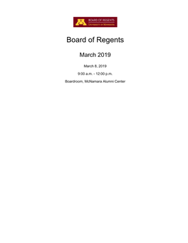 Board of Regents