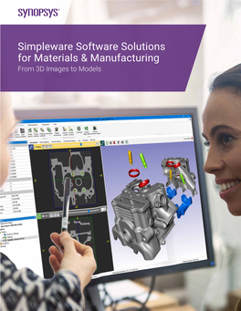 Simpleware Software Solutions for Materials & Manufacturing