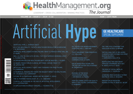 Artificialhype GE HEALTHCARE