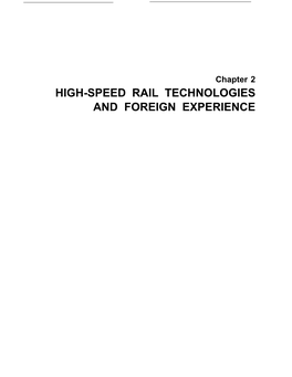 U.S. Passenger Rail Technologies (Part 5 Of