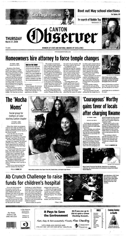 Our Opinion, A10 March 27,2008 H