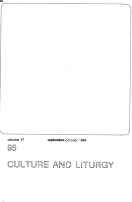 Culture and Liturgy