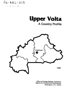 Upper Volta a Country Profile