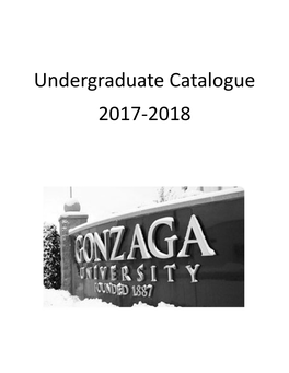 Undergraduate Catalogue 2017-2018