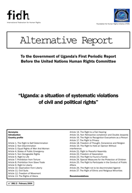 Alternative Report