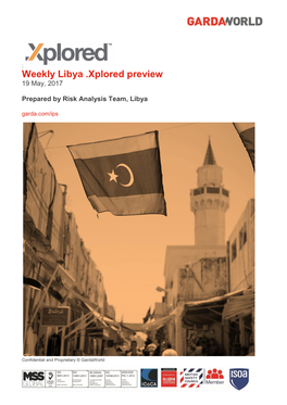 Weekly Libya .Xplored Preview 19 May, 2017