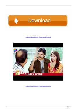 Attarintiki Daredi Movie Climax Bgm Download