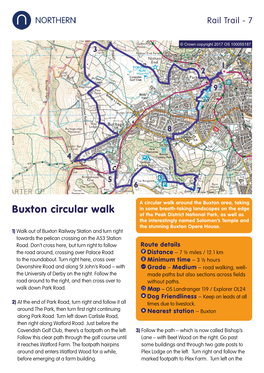 Buxton Circular Walk of the Peak District National Park, As Well As the Interestingly Named Solomon’S Temple and the Stunning Buxton Opera House