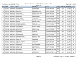 Notification No. 52-BOPEE of 2016 Dated: 27-06-2016