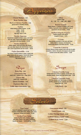 La-Caretta-South-Willow-Street-Menu