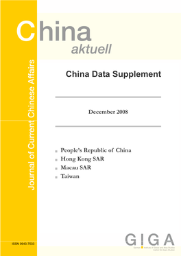 Journal of Current Chinese Affairs