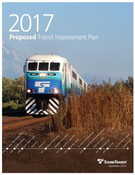 Proposed Transit Improvement Plan