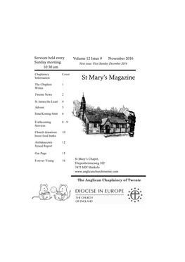 St Mary's Magazine