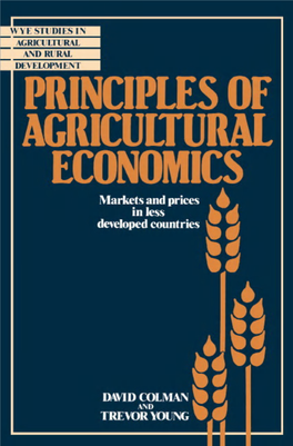 Principles of Agricultural Economics: Markets and Prices in Less Developed Countries