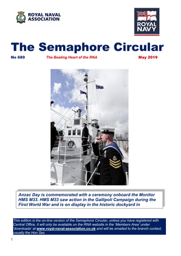 The Semaphore Circular No 689 the Beating Heart of the RNA May 2019