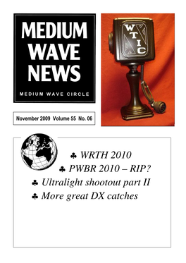 WRTH 2010 * PWBR 2010 – RIP? * Ultralight Shootout
