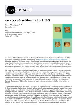 Artwork of the Month / April 2020