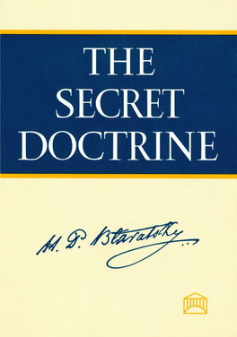 The Secret Doctrine: Index