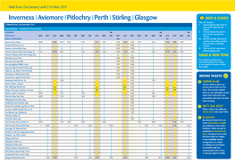 Inverness Aviemore Pitlochry Perth Stirling Glasgow