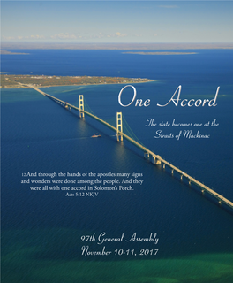 One Accord the State Becomes One at the Straits of Mackinac