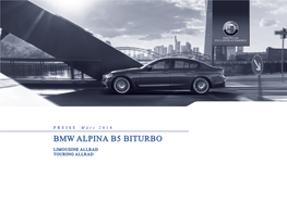 Bmw Alpina B5 Biturbo