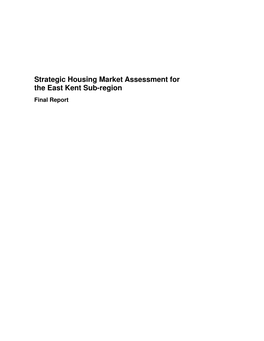 Strategic Housing Market Assessment for the East Kent Sub-Region Final Report