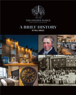 A Brief History by WILL SWALES Welcome