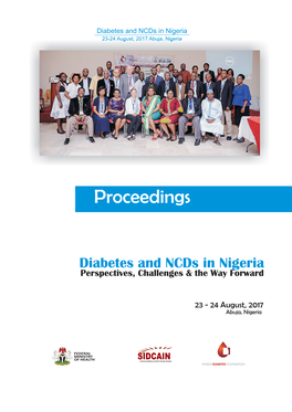 Diabetes and Ncds in Nigeria Proceedings.Pdf