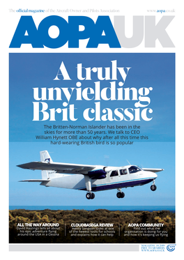 The Britten-Norman Islander Has Been in the Skies for More Than 50 Years