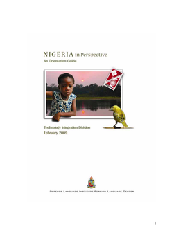 Nigeria.Pdf 9 Encyclopedia of Earth/World Wildlife Fund