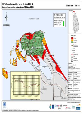 Humanitarian Access and IDP Map As of 24 July 2008