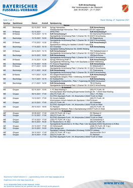 DJK Arnschwang Alle Vereinsspiele in Der Übersicht Zeit: 12.09.2021