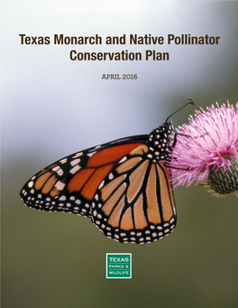 Texas Monarch and Native Pollinator Conservation Plan