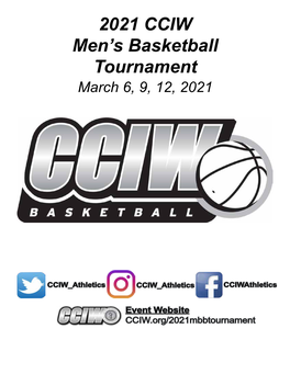 2021 CCIW Men's Basketball Tournament