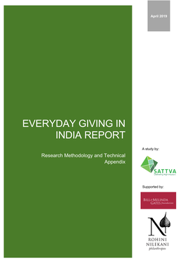 Everyday Giving in India Report