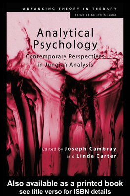 Analytical Psychology