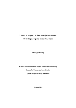 Rebuilding a Property Model for Patents