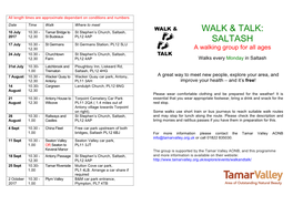 Walk & Talk: Saltash