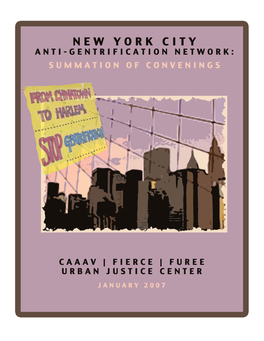 NYC Anti-Gentrification Network Summation – 1