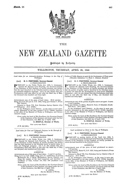 New Zealand Gazette