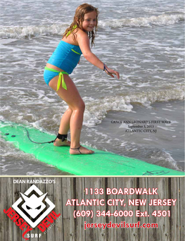 1133 BOARDWALK ATLANTIC CITY, NEW JERSEY (609) 344-6000 Ext