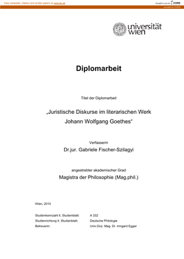 Diplomarbeit