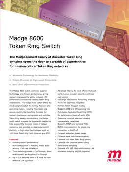 Madge 8600 Token Ring Switch