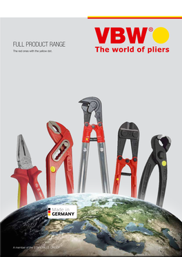 VBW Catalog Pliers Pipe Wrenches Side Cutters Screwdriver Bolt Cutter