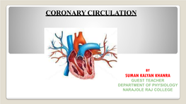 Coronary Circulation